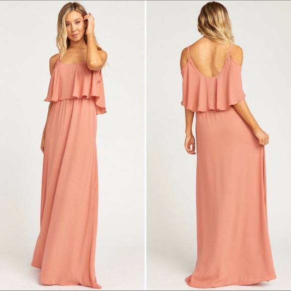 NWOT Show Me Your Mumu Caitlin Ruffle Maxi Dress - Picture 2 of 8